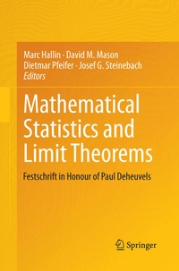Enlarge image Cover: Mathematical Statistics and Limit Theorems - Springer