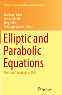 Enlarge image Cover: Elliptic and Parabolic Equations - Springer