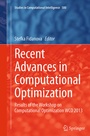 Cover: Recent Advances in Computational Optimization - Springer