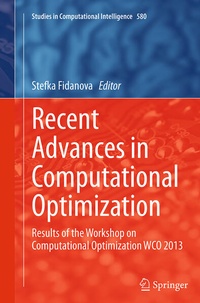 Enlarge image Cover: Recent Advances in Computational Optimization - Springer