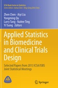 Cover: Applied Statistics in Biomedicine and Clinical Trials Design - Springer