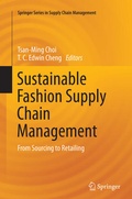Cover: Sustainable Fashion Supply Chain Management - Springer