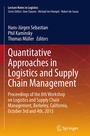 Cover: Quantitative Approaches in Logistics and Supply Chain Management - Springer