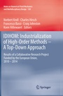 Cover: IDIHOM: Industrialization of High-Order Methods - A Top-Down Approach - Springer