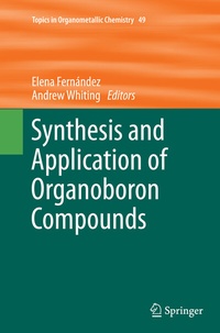 Abbildung von: Synthesis and Application of Organoboron Compounds - Springer