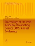 Cover: Proceedings of the 1998 Academy of Marketing Science (AMS) Annual Conference - Springer