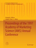 Cover: Proceedings of the 1997 Academy of Marketing Science (AMS) Annual Conference - Springer