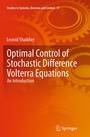 Cover: Optimal Control of Stochastic Difference Volterra Equations - Springer