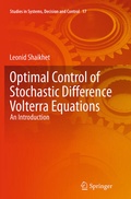 Cover: Optimal Control of Stochastic Difference Volterra Equations - Springer