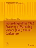 Cover: Proceedings of the 1992 Academy of Marketing Science (AMS) Annual Conference - Springer