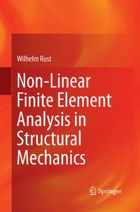 Enlarge image Cover: Non-Linear Finite Element Analysis in Structural Mechanics - Springer