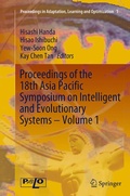Cover: Proceedings of the 18th Asia Pacific Symposium on Intelligent and Evolutionary Systems, Volume 1 - Springer