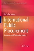 Cover: International Public Procurement - Springer