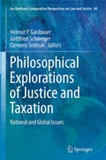 Cover: Philosophical Explorations of Justice and Taxation - Springer