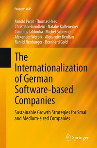 Enlarge image Cover: The Internationalization of German Software-based Companies - Springer