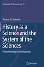 Cover: History as a Science and the System of the Sciences - Springer