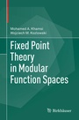 Cover: Fixed Point Theory in Modular Function Spaces - Birkhäuser