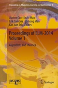Cover: Proceedings of ELM-2014 Volume 1 - Springer