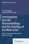 Cover: Investigations Into the Phenomenology and the Ontology of the Work of Art - Springer