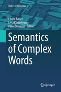Cover: Semantics of Complex Words - Springer