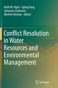 Cover: Conflict Resolution in Water Resources and Environmental Management - Springer