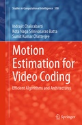 Cover: Motion Estimation for Video Coding - Springer