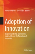Cover: Adoption of Innovation - Springer