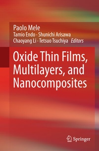 Abbildung von: Oxide Thin Films, Multilayers, and Nanocomposites - Springer