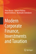 Cover: Modern Corporate Finance, Investments and Taxation - Springer