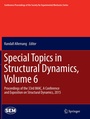 Cover: Special Topics in Structural Dynamics, Volume 6 - Springer