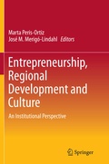 Cover: Entrepreneurship, Regional Development and Culture - Springer