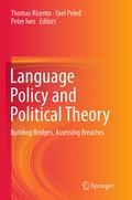 Cover: Language Policy and Political Theory - Springer