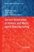 Cover: Service Orientation in Holonic and Multi-agent Manufacturing - Springer