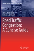Cover: Road Traffic Congestion: A Concise Guide - Springer
