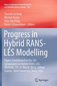 Enlarge image Cover: Progress in Hybrid RANS-LES Modelling - Springer