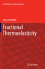 Cover: Fractional Thermoelasticity - Springer