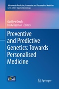 Cover: Preventive and Predictive Genetics: Towards Personalised Medicine - Springer