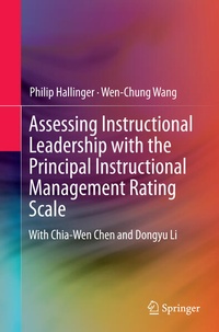 Enlarge image Cover: Assessing Instructional Leadership with the Principal Instructional Management Rating Scale - Springer