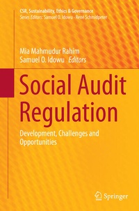 Enlarge image Cover: Social Audit Regulation - Springer