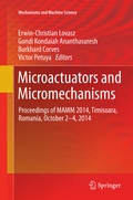 Cover: Microactuators and Micromechanisms - Springer