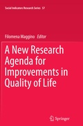 Cover: A New Research Agenda for Improvements in Quality of Life - Springer