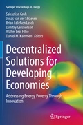 Cover: Decentralized Solutions for Developing Economies - Springer