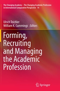 Enlarge image Cover: Forming, Recruiting and Managing the Academic Profession - Springer