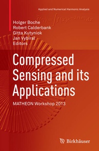 Enlarge image Cover: Compressed Sensing and its Applications - Birkhäuser