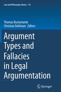 Enlarge image Cover: Argument Types and Fallacies in Legal Argumentation - Springer