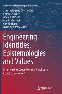 Enlarge image Cover: Engineering Identities, Epistemologies and Values - Springer