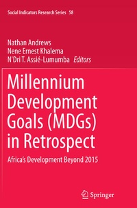 Bild: Millennium Development Goals (MDGs) in Retrospect - Springer