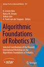 Cover: Algorithmic Foundations of Robotics XI - Springer