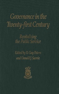 Enlarge image Cover: Governance in the Twenty-First Century - McGill-Queen's University Press