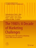 Cover: The 1980's: A Decade of Marketing Challenges - Springer